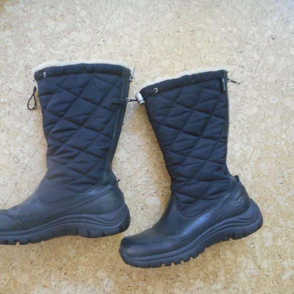 UGGS leather boots women size 5 - Picture 6 of 9